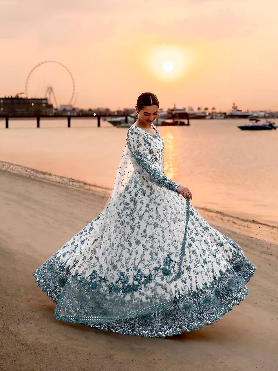 Bloom Partywear Gown KD001  Anarkali