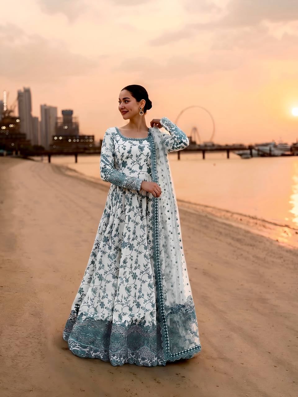 Bloom Partywear Gown KD001  Anarkali