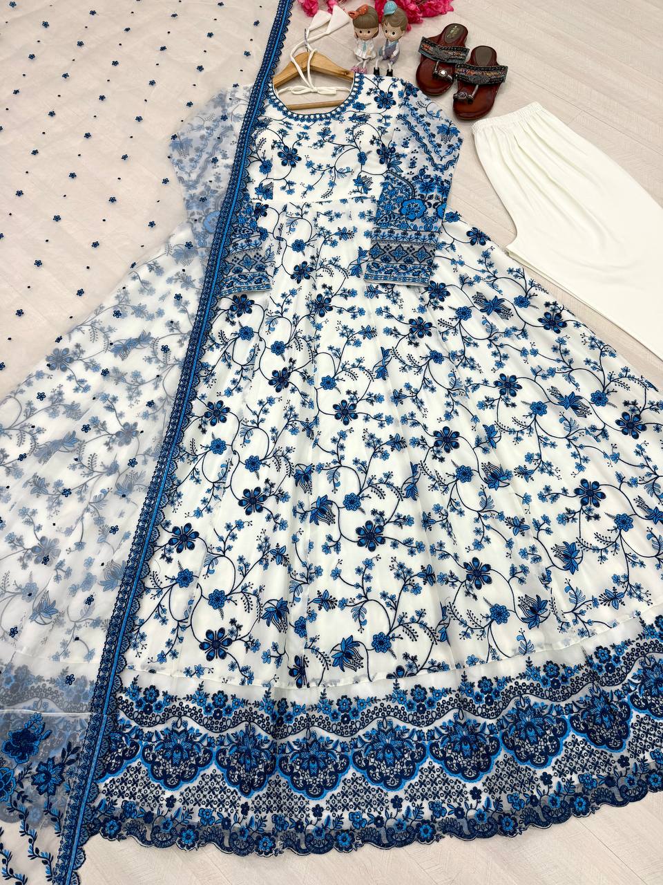 Bloom Partywear Gown KD001  Anarkali