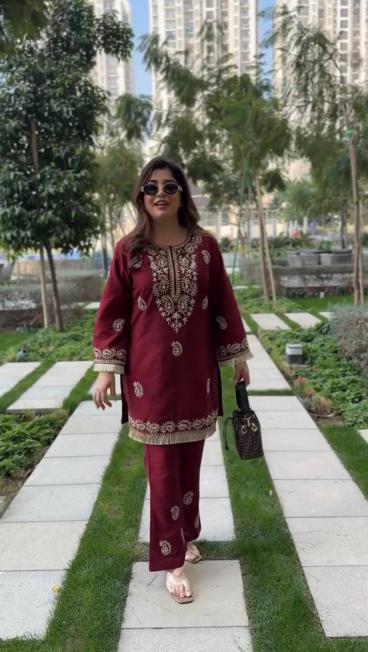 Designer Bell Bottom Set KD004 Elegant Ethnic Wear