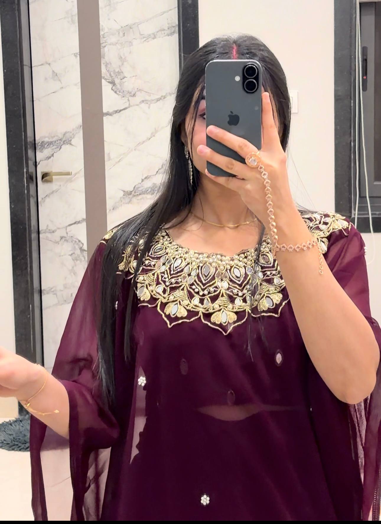 Two Type Wear Elegance Wrapped Saree kdvogue