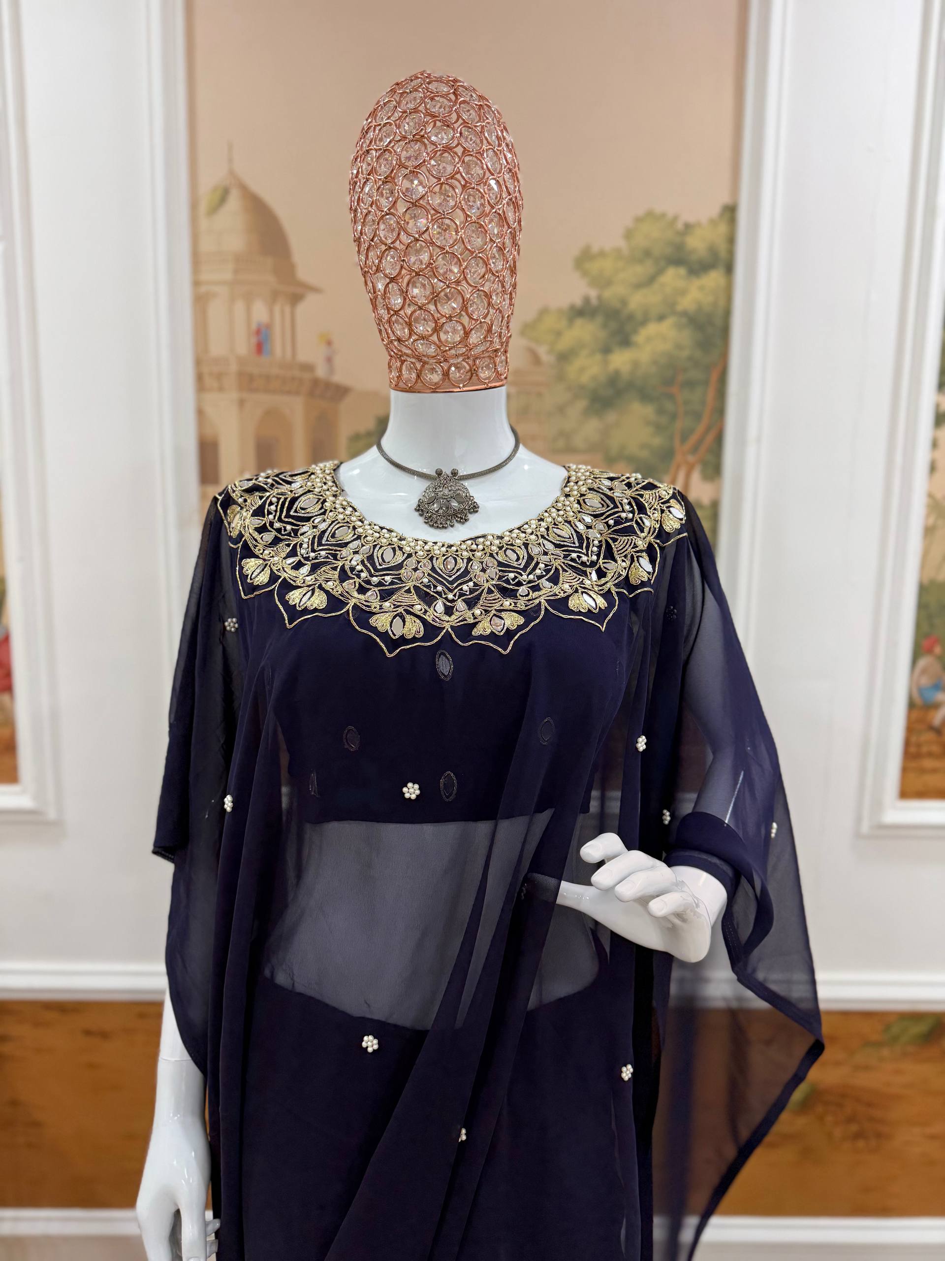 Two Type Wear Elegance Wrapped Saree kdvogue
