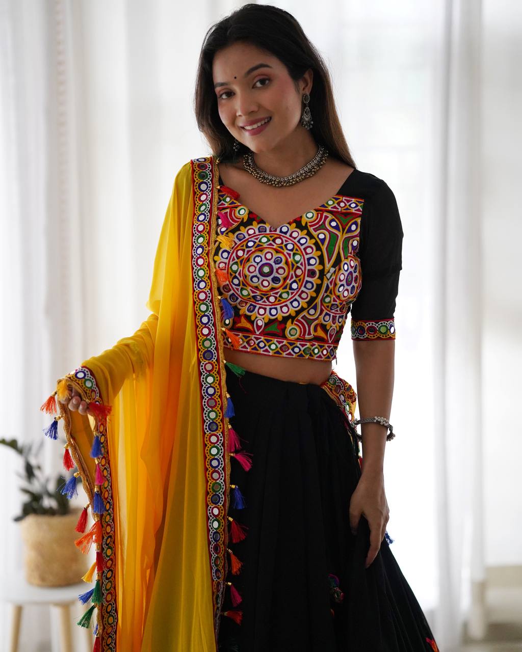 Traditional Kutchi Embroidered Lehenga Choli