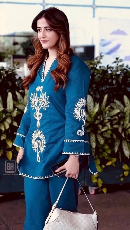 Ocean Bloom Embroidered Summer Co-Ord Set