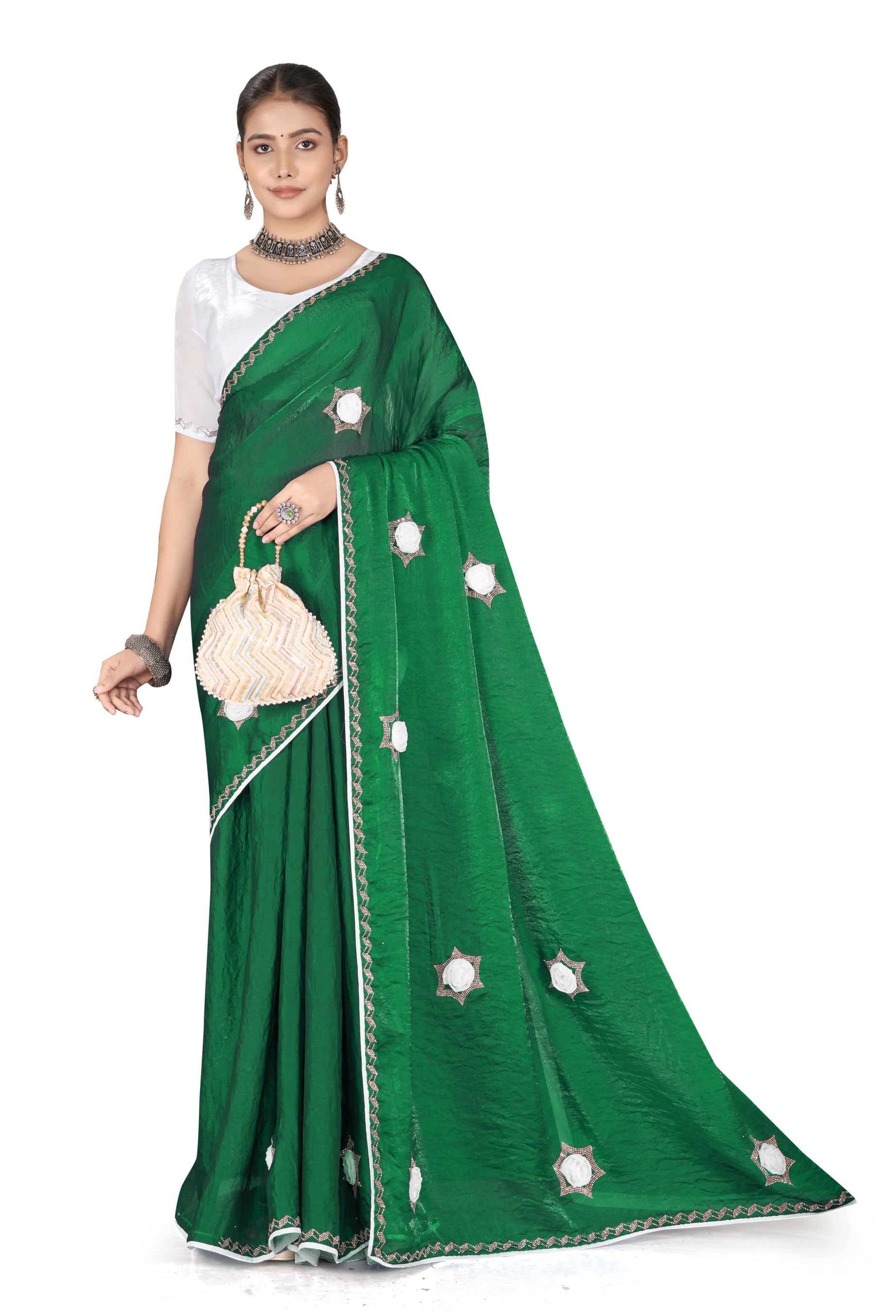 Diva - KD1001 Green Elegance Saree