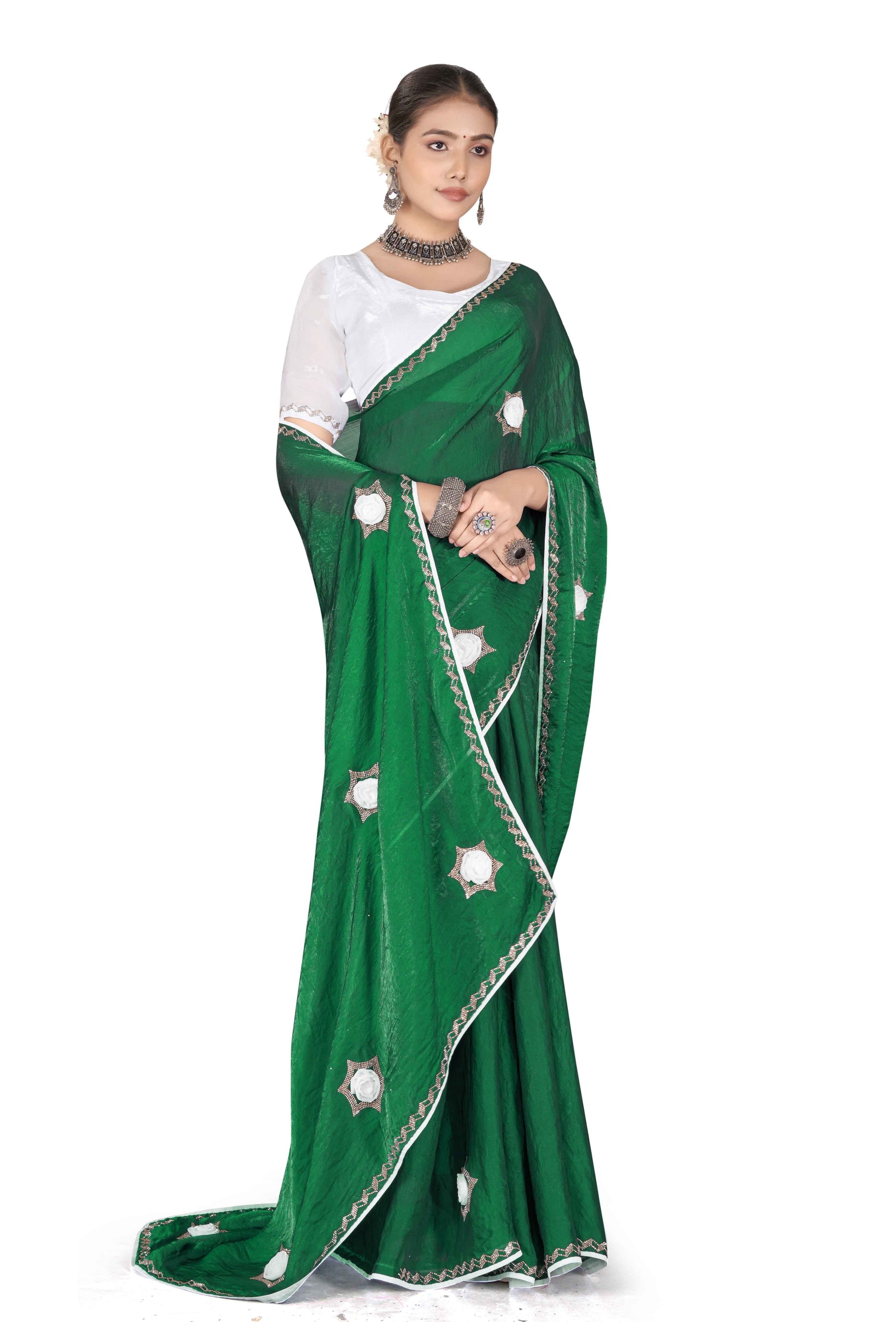 Diva - KD1001 Green Elegance Saree