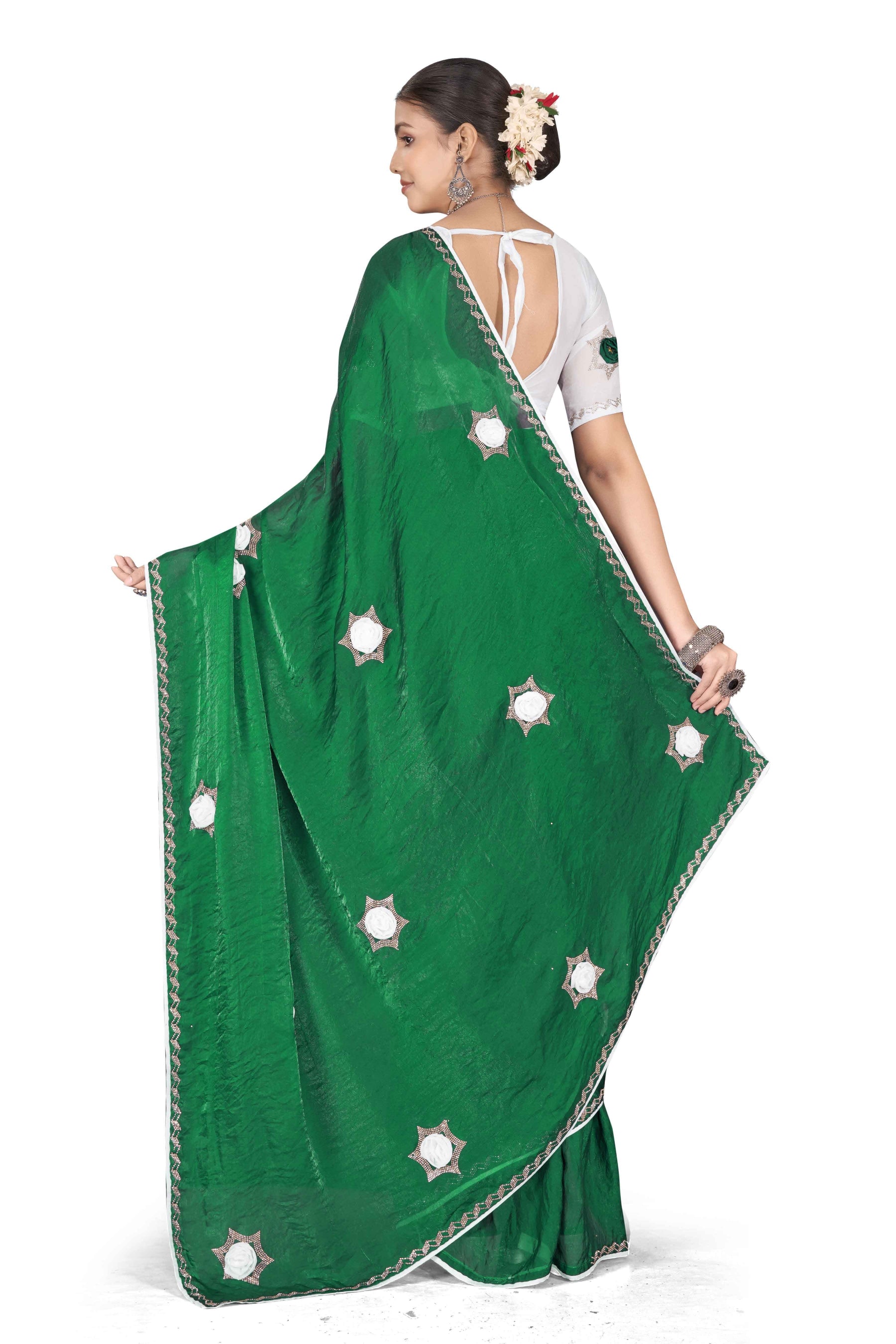 Diva - KD1001 Green Elegance Saree