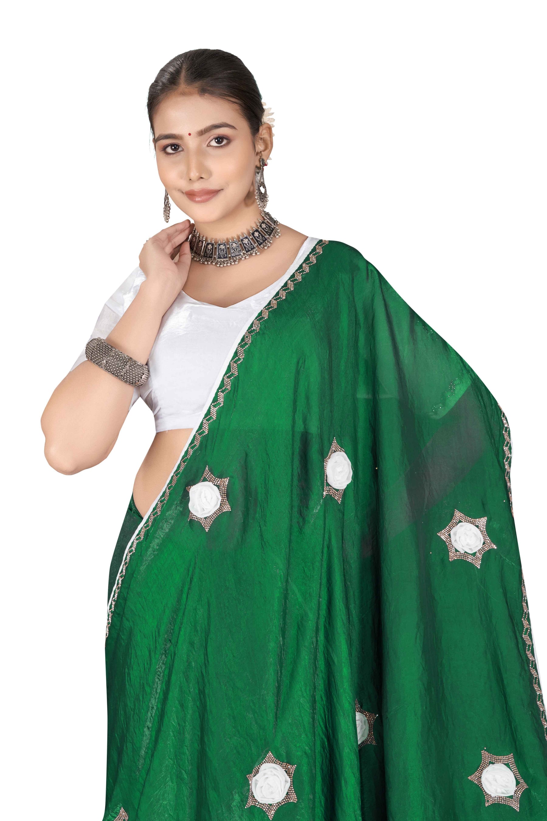 Diva - KD1001 Green Elegance Saree