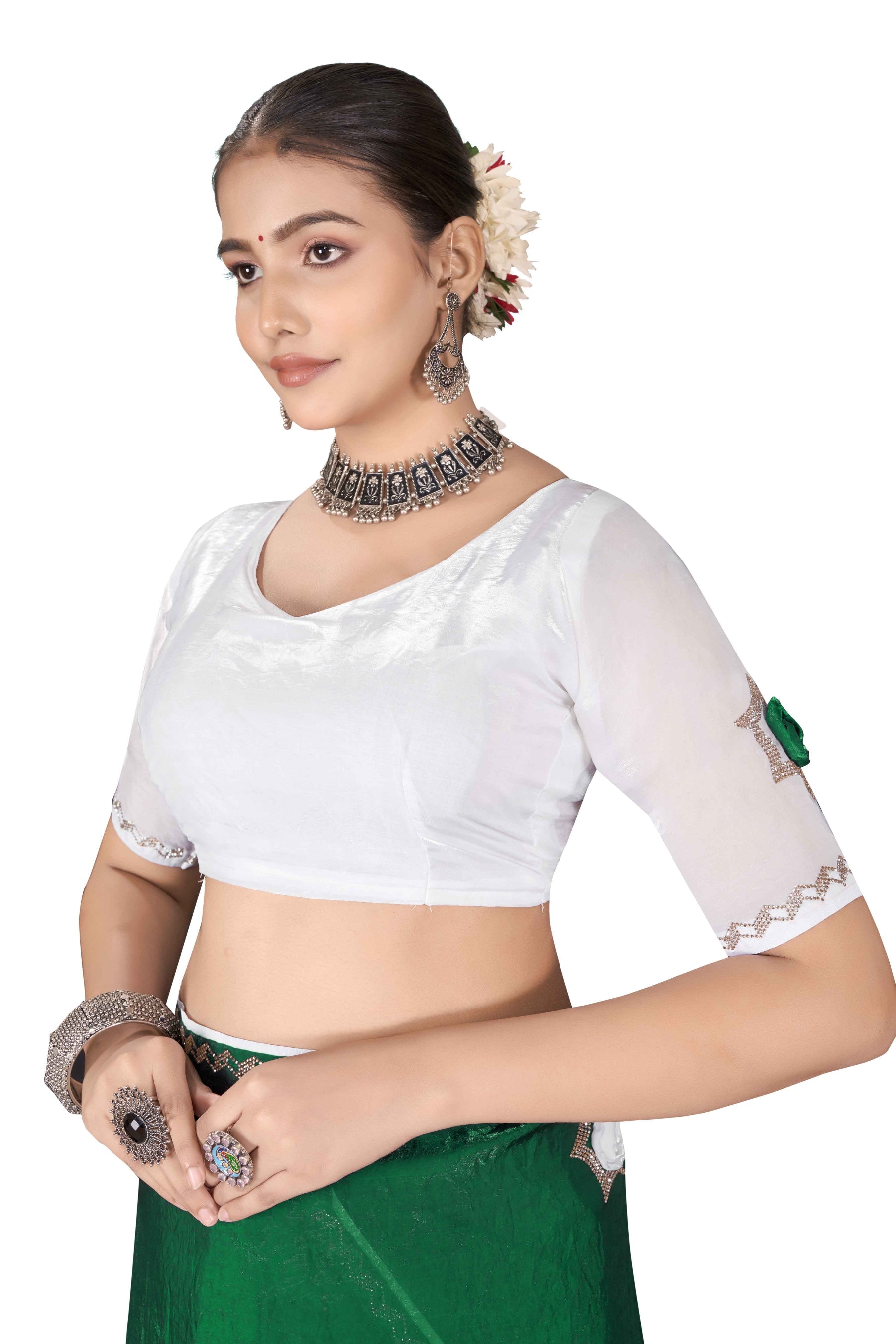 Diva - KD1001 Green Elegance Saree