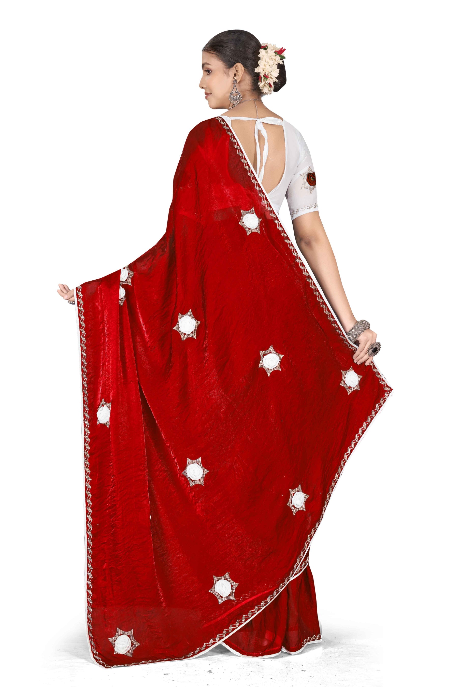 Diva - KD1002 Red Elegance Saree