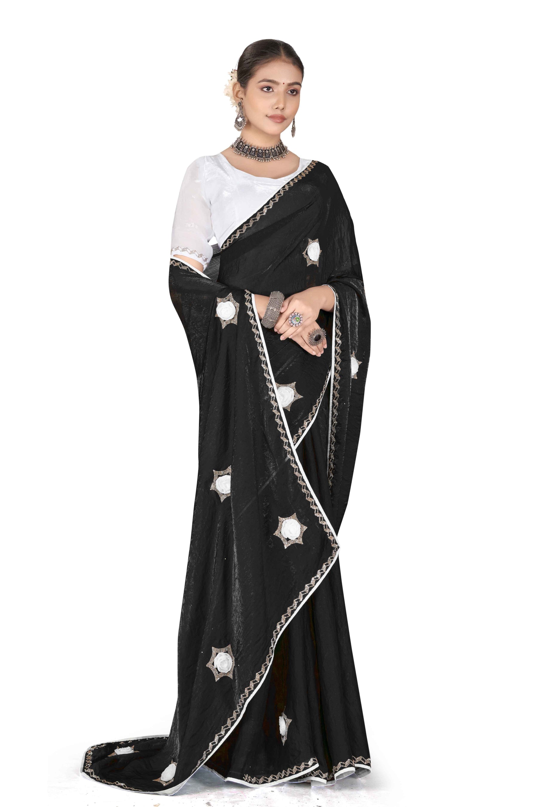 Diva - KD1003 Black Elegance Saree