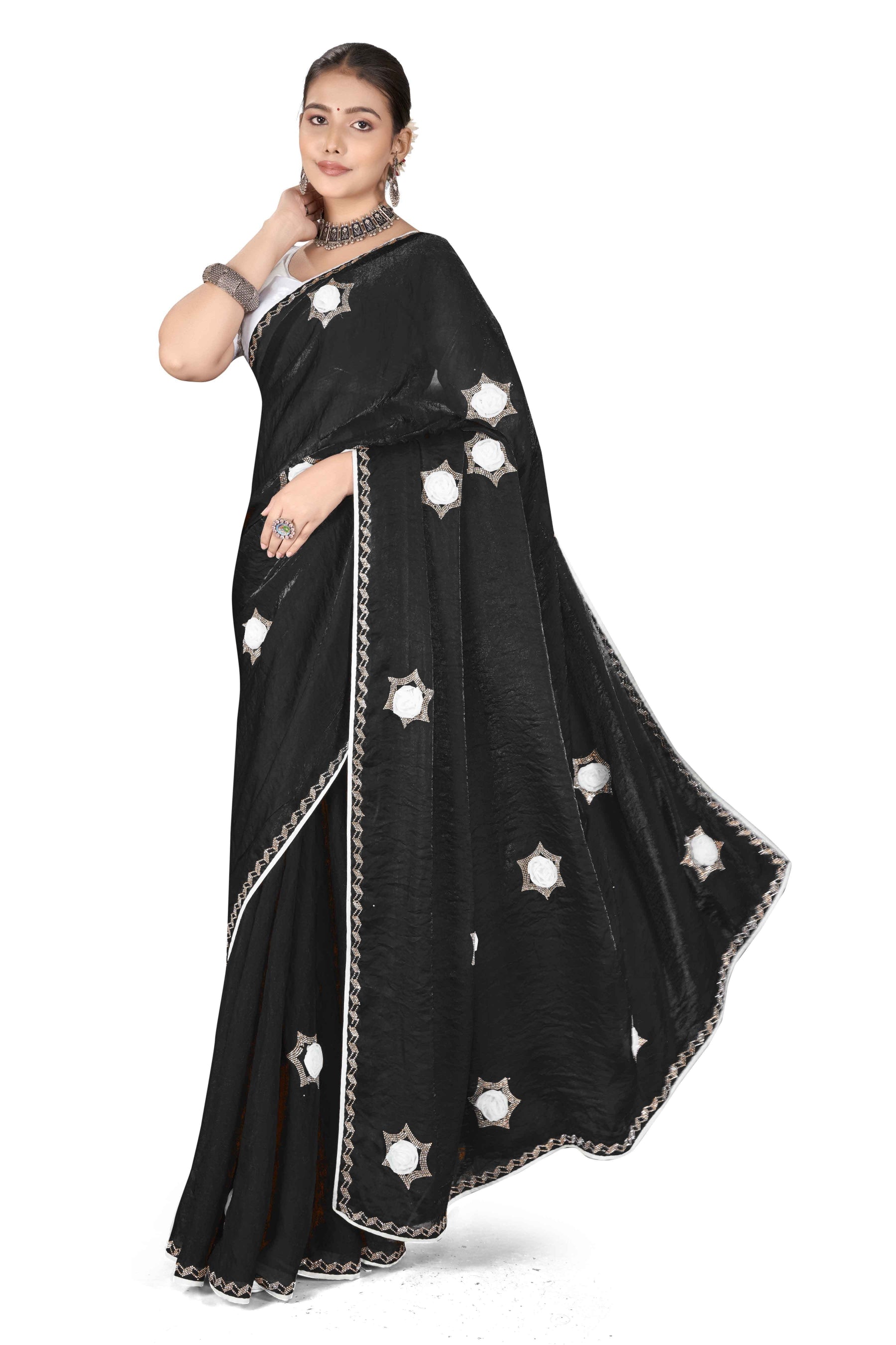Diva - KD1003 Black Elegance Saree