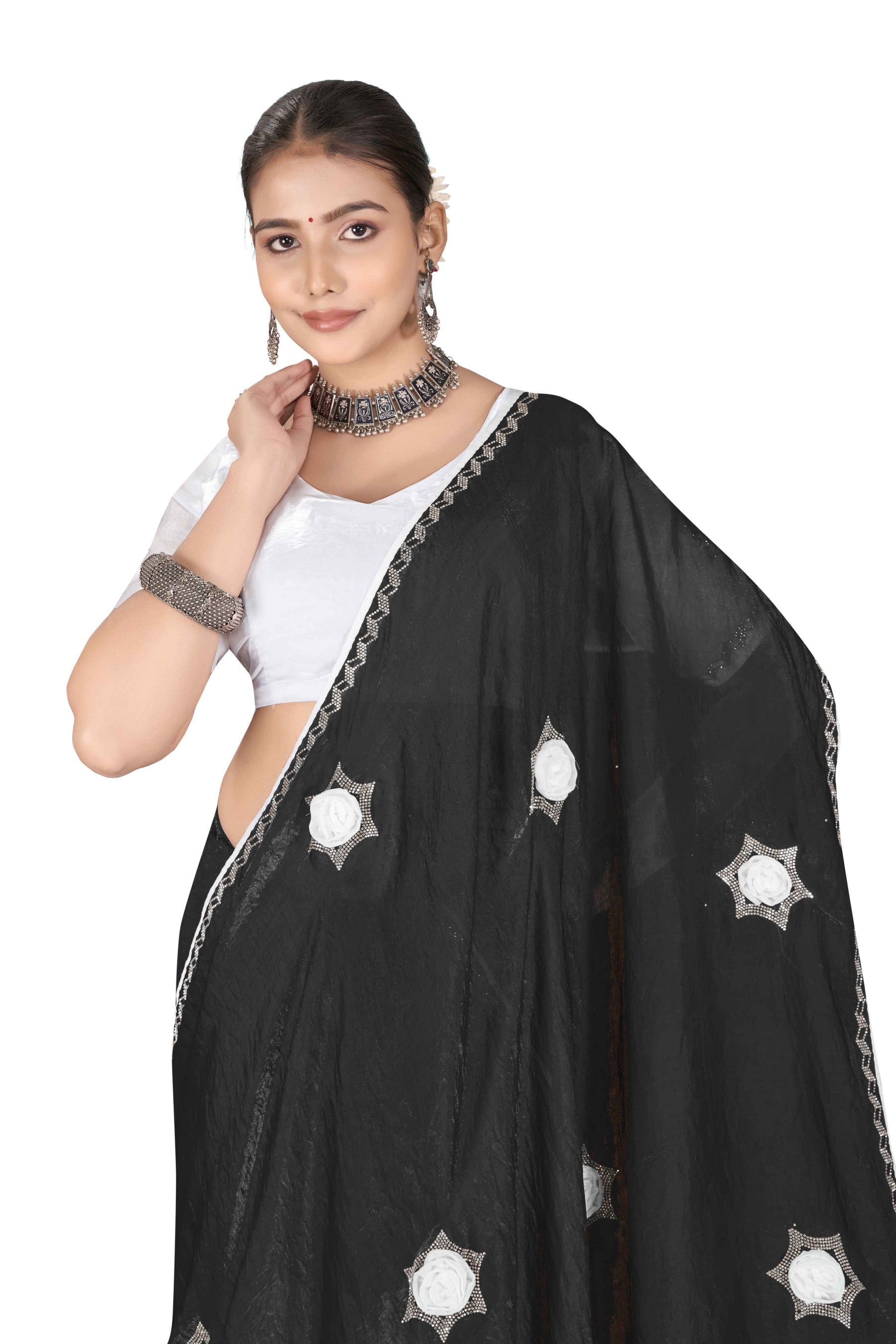 Black Elegance Saree